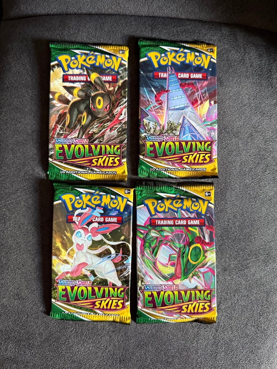 Pokémon Evolving skies art set 6x