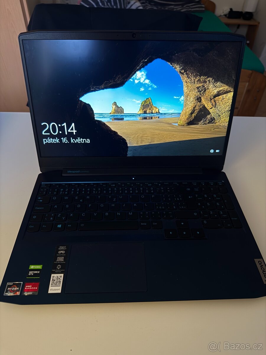 Lenovo Ideapad Gaming - 8GB RAM, 6ti jádrový procesor, Nvid