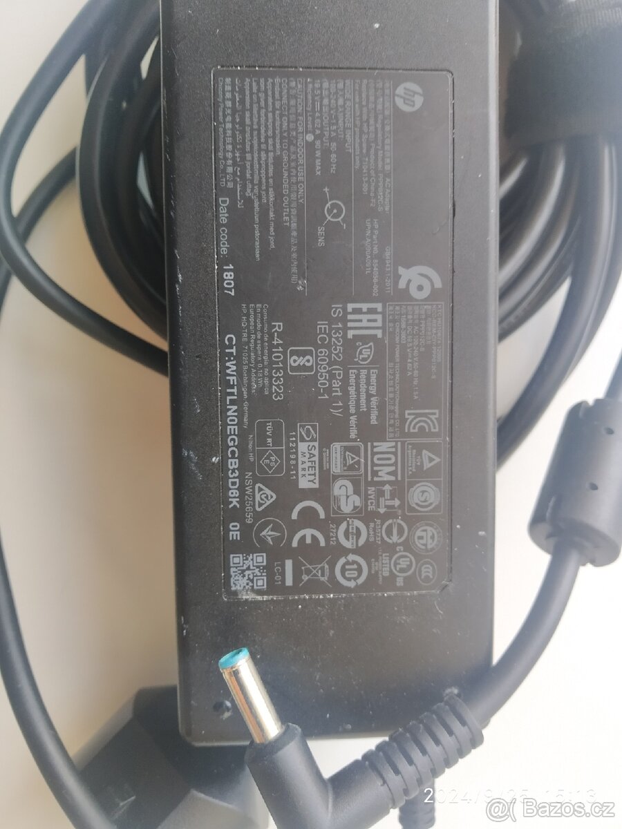Zdroj k notebooku HP 90W