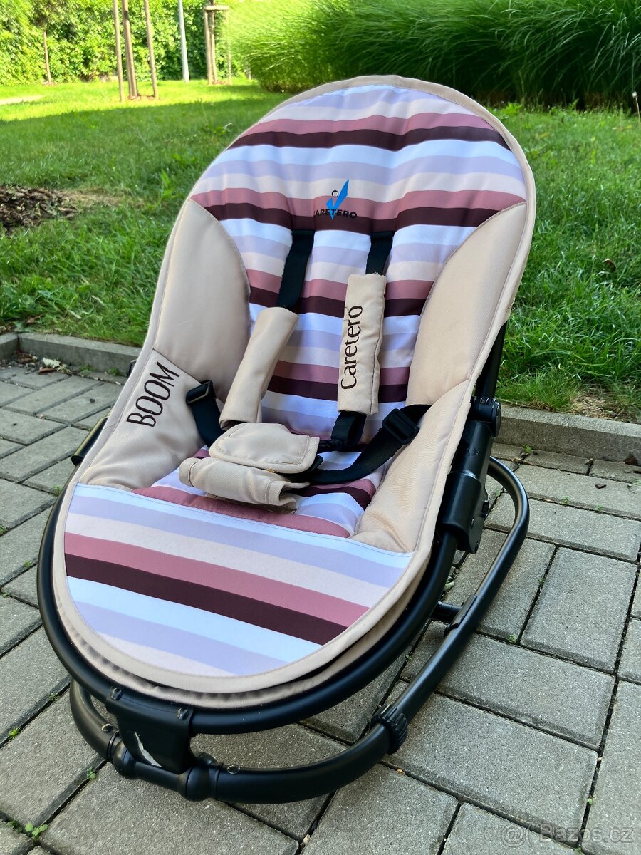Dětské lehátko caretero boom brown