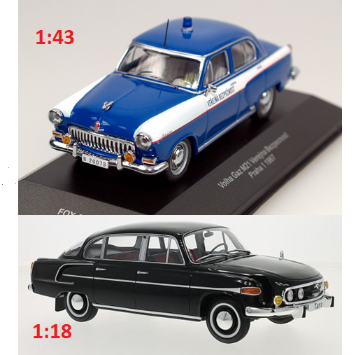 Volha 21 Veřejná Bezpečnost 1:43 za Tatra 603-1:18