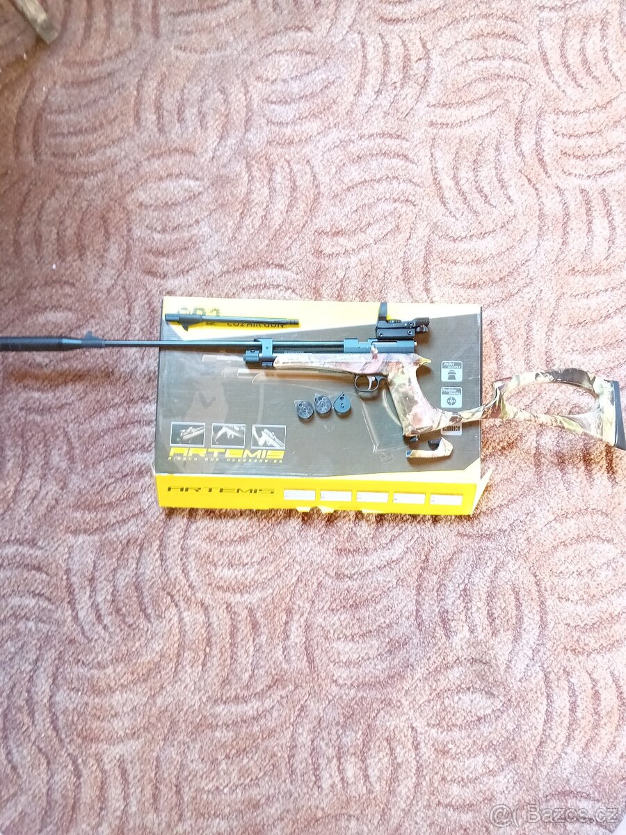 Vzduchová pistole Artemis cp2 5.5mm co2 diabolo