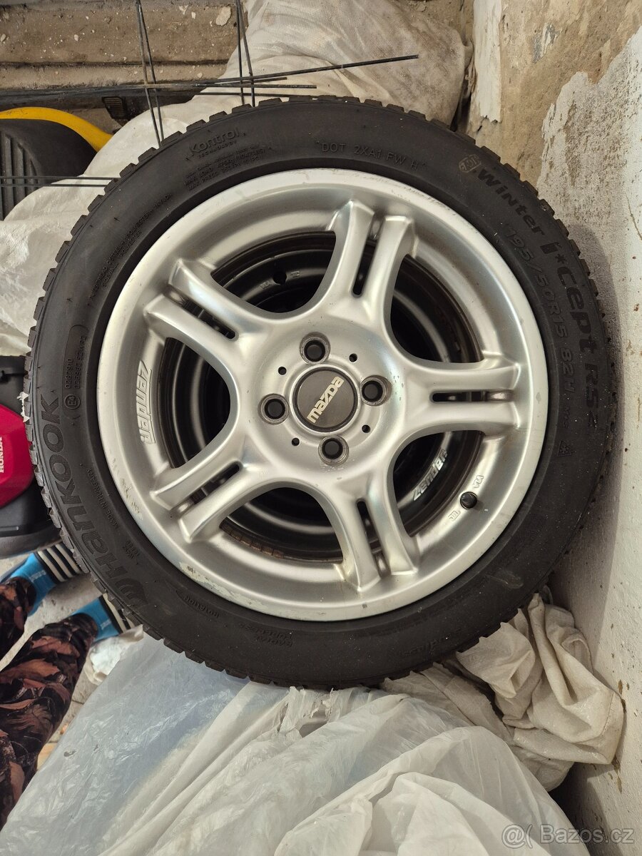 Kola 15" 4x100 Zender disky 7Jx15 zimní Hankook W452
