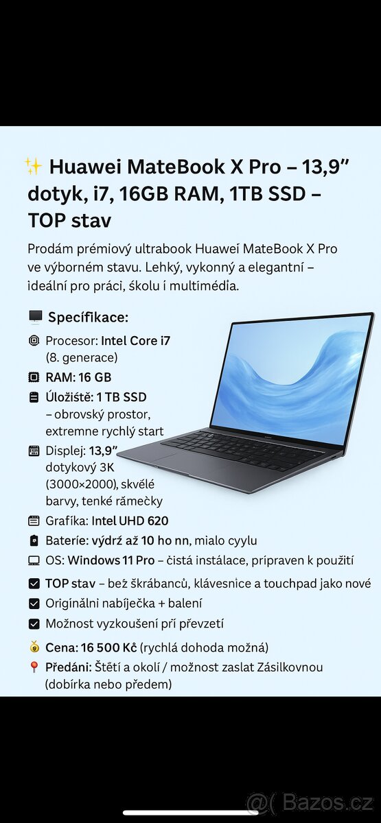 Huawei MateBook X Pro