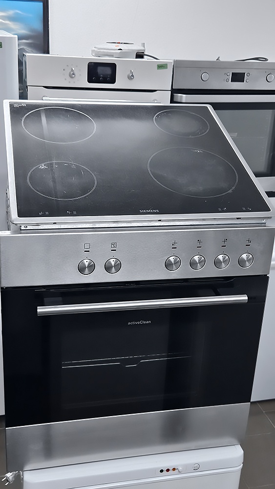 Horkovzdušná trouba se sklokeramickou deskou - set SIEMENS