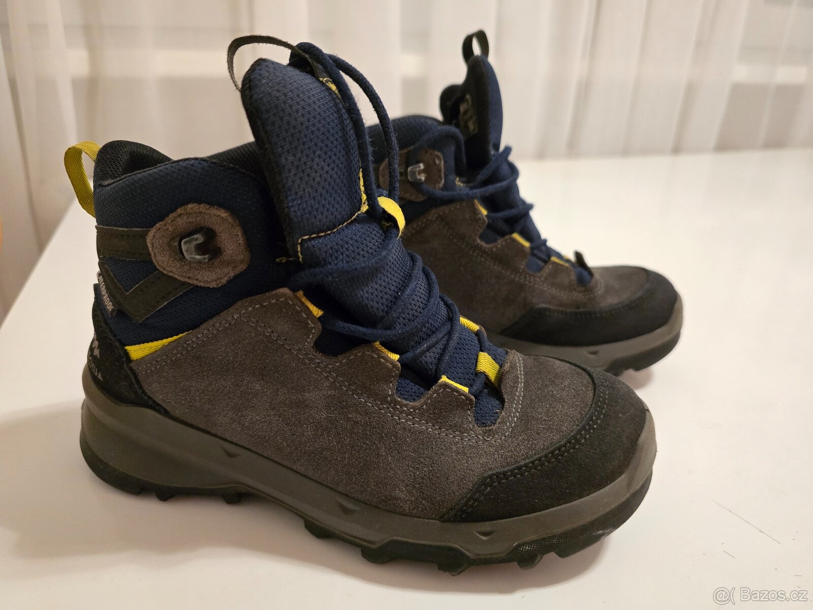 Dětské turistické vysoké nepromokavé boty MH 500