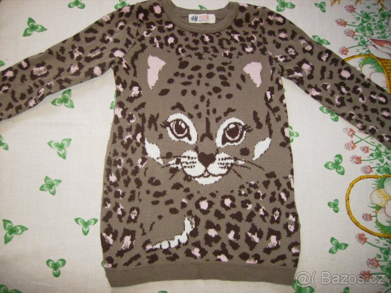 Svetřík s leopardem vel. 98/104
