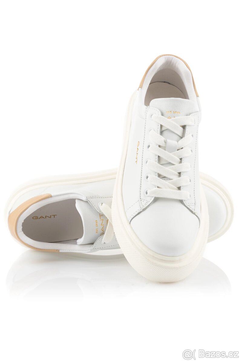 ♥️ Dámské boty / botasky / sneakers / kožené bílé Gant nové