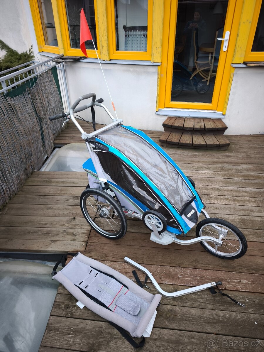 Chariot CX1 kolečka, běžecké kolo, miminkovník, příj kola