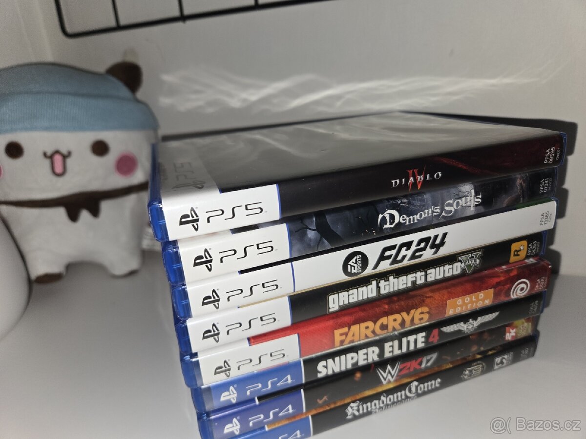 Prodám hry na PS4 a PS5