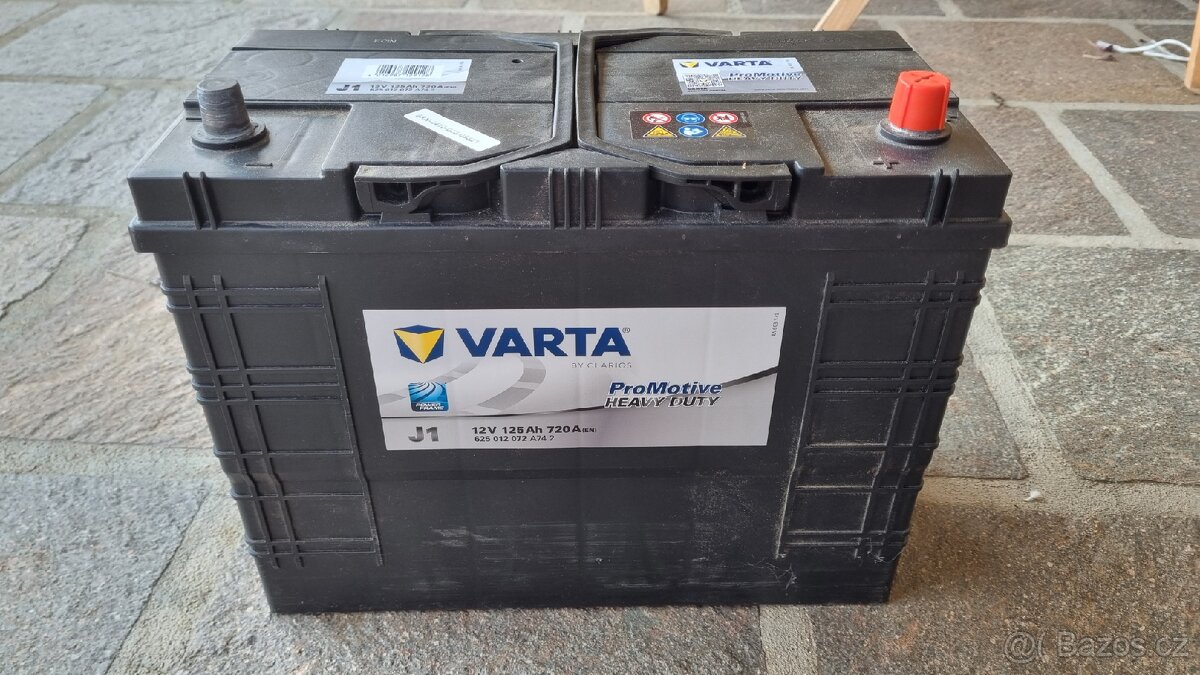 Úplně nová baterie VARTA 12 V, 125 Ah, 720 A
