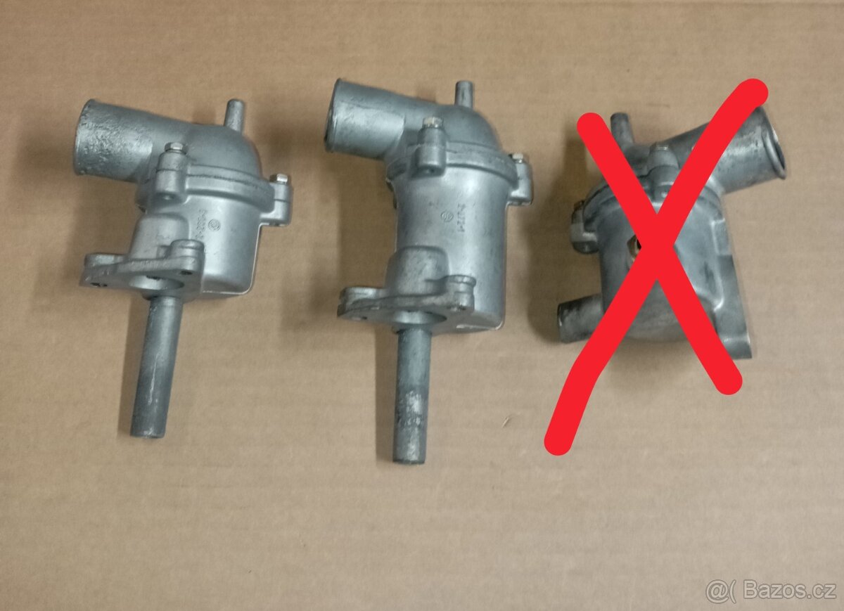 Domky termostatu komplet Škoda Favorit, 105,120,130