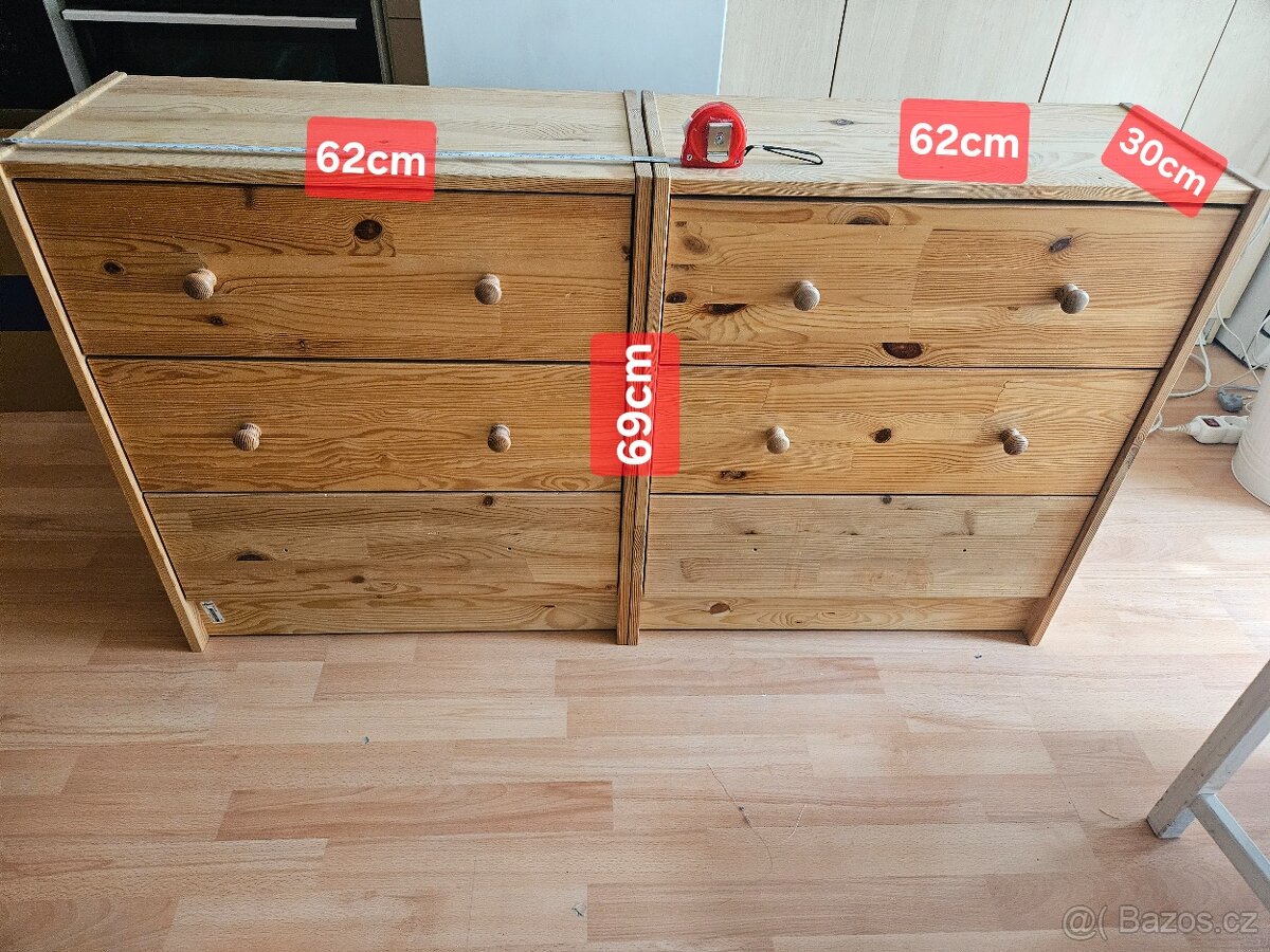 Nízké skříňky Ikea