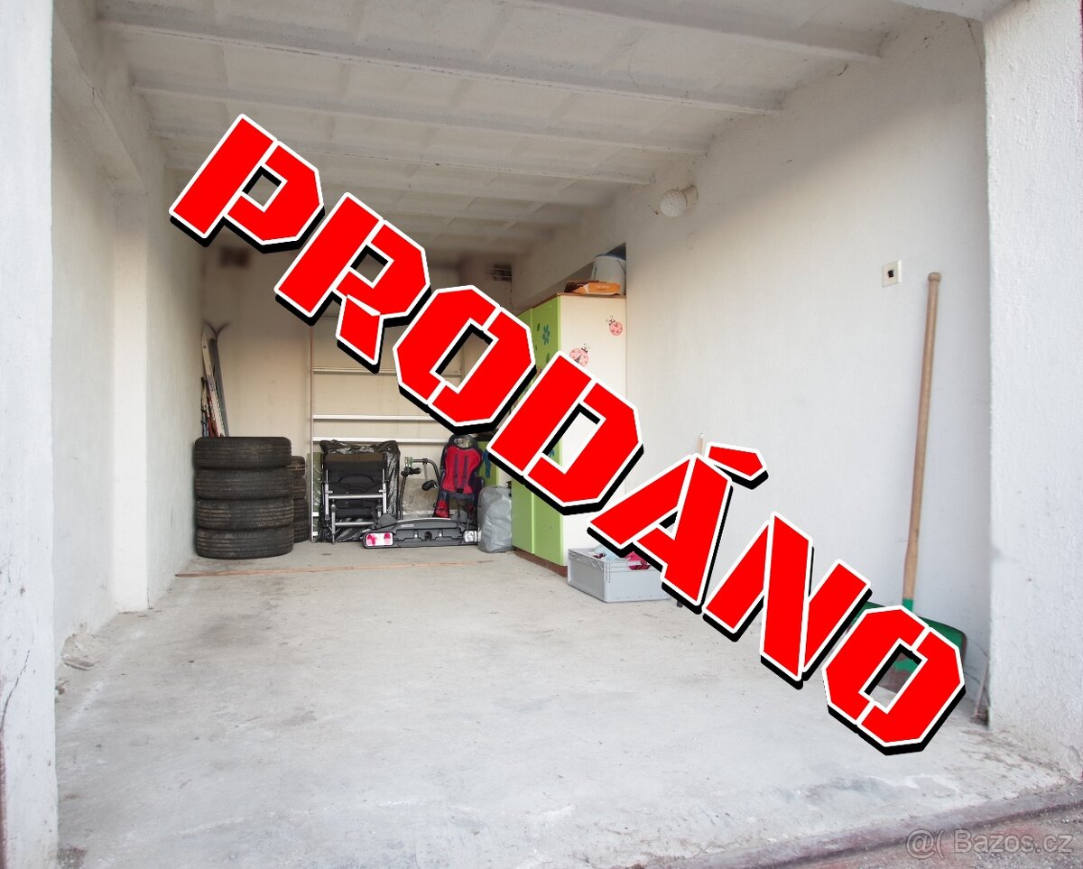 Prodej garáže 19 m2 - Telč ul. Jana Husi