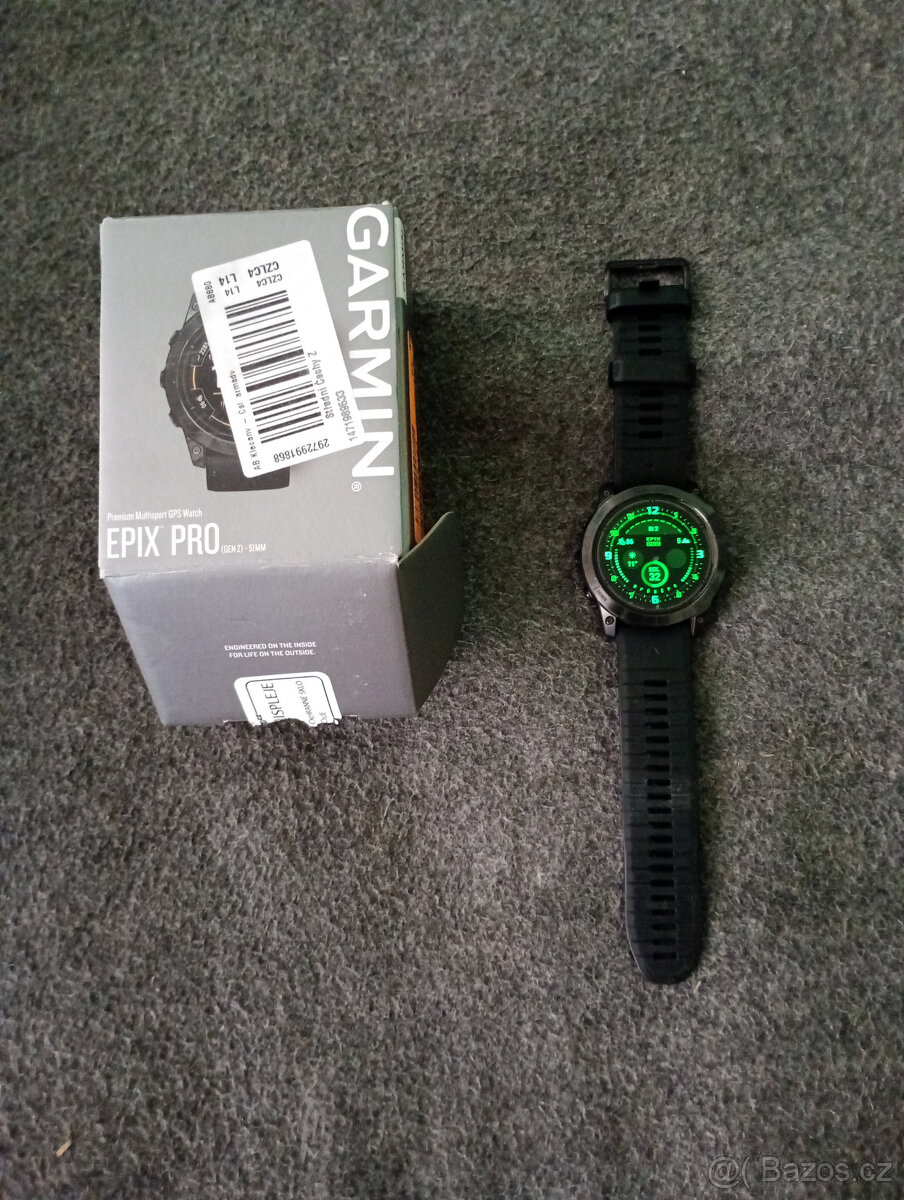 Garmin epix pro 51mm, zaruka jestě víc jak 1.5 roku u Alzy