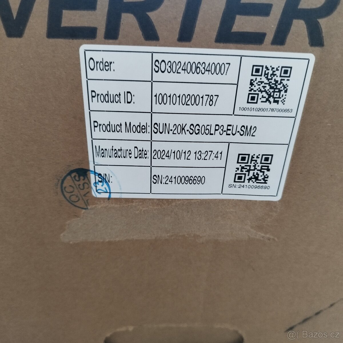 Deye 3fázový síťový hybridní střídač (48V) 20KW SUN-20K-G05
