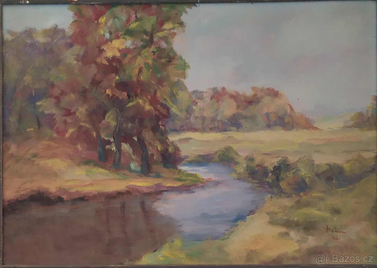 Obraz, Řeka, V. Stein