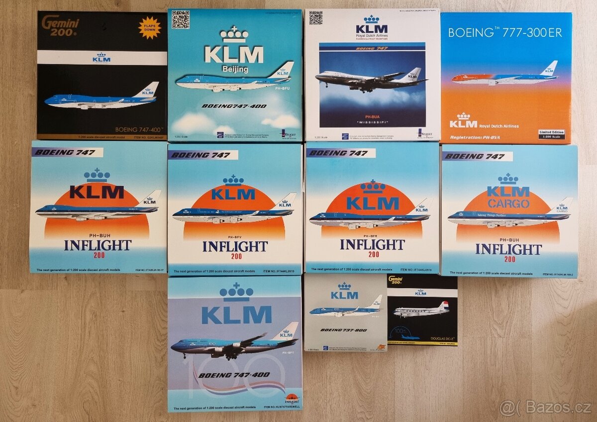 KOVOVÉ MODELY LETADEL 1:200