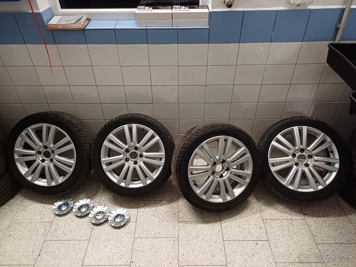 5x112r17 original VW TOURAN CADDY 225/45r17 zimni