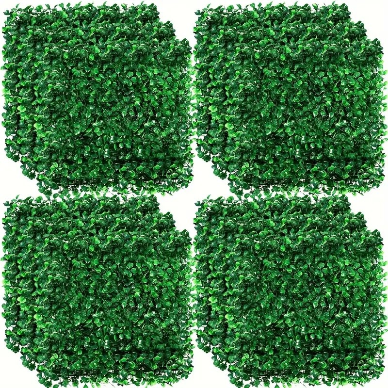 Sada umělých panelů Boxwood – 24 ks 50x50cm