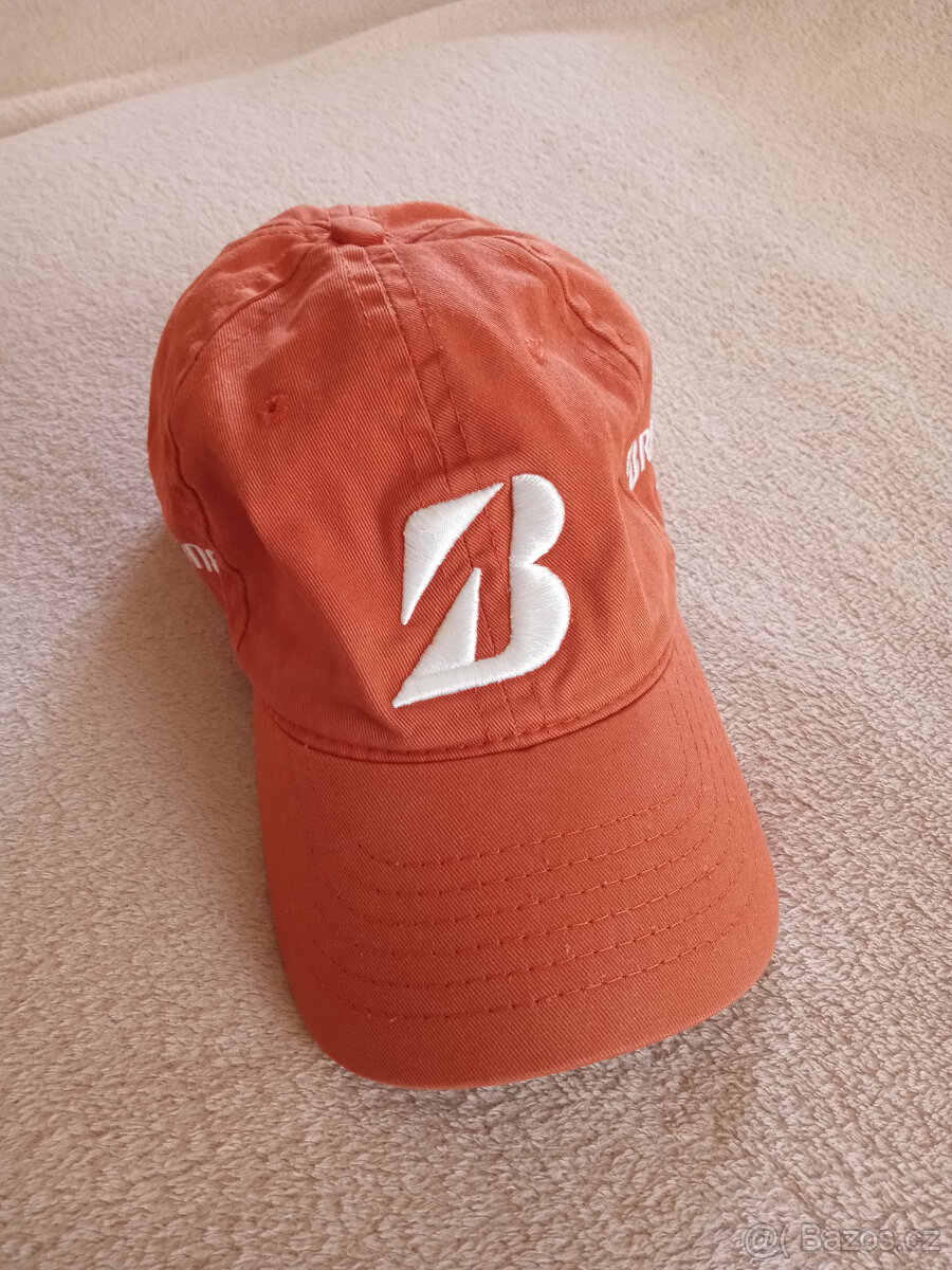 kšiltovka bridgestone golf oranžová 100% cotton