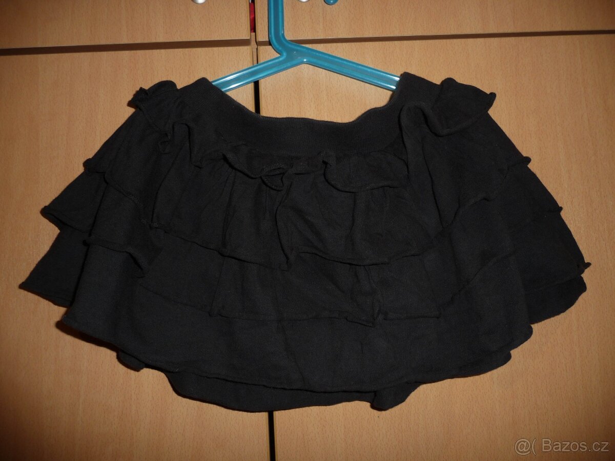 Černá sukně Sophie na 9-10L- vel.140