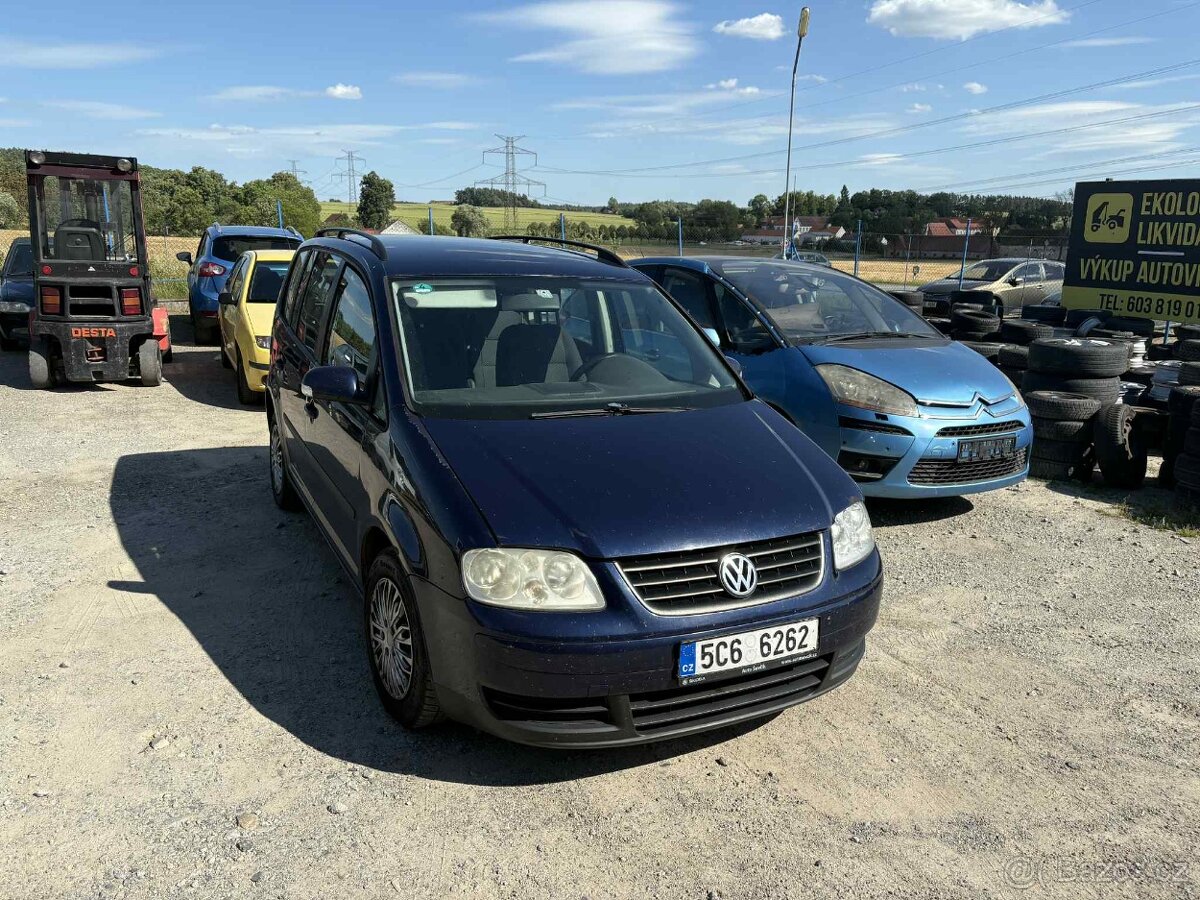 Náhradní díly - Vw Touran 1.6