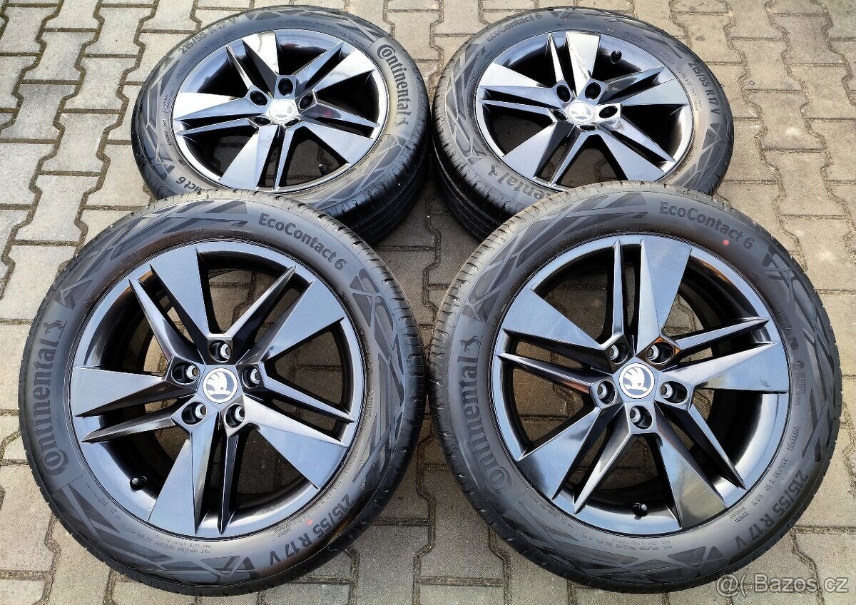 Alu kola originál Škoda Superb III 5x112 R17 ma