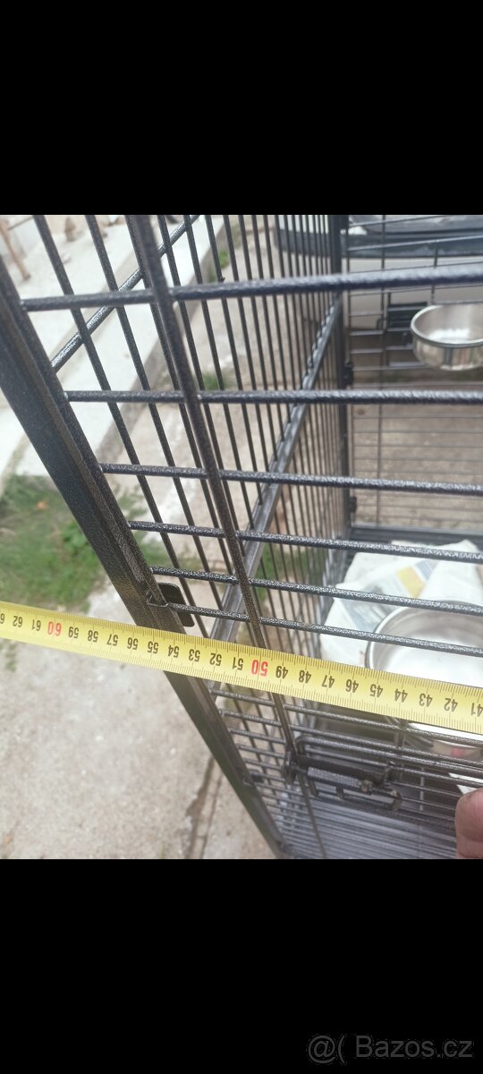 Klec na papouška s výbavou