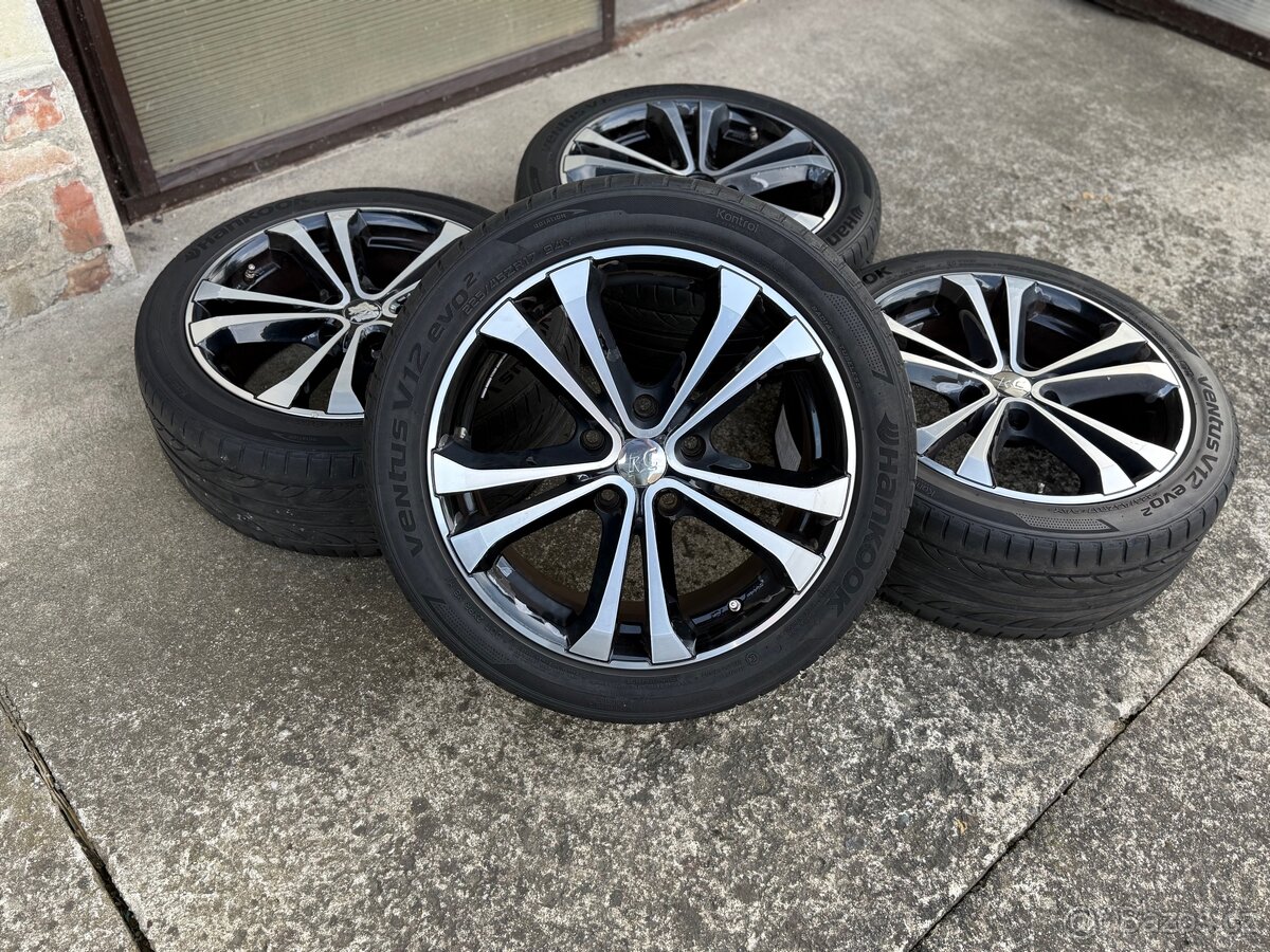 Alu kola RC 5x120 R17 s pneu Hankook Ventus V12 Evo2