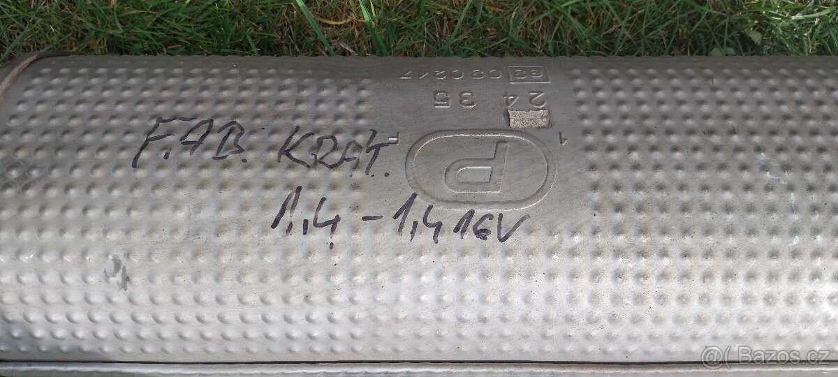 Nový zadní část výfuku Fabie 1