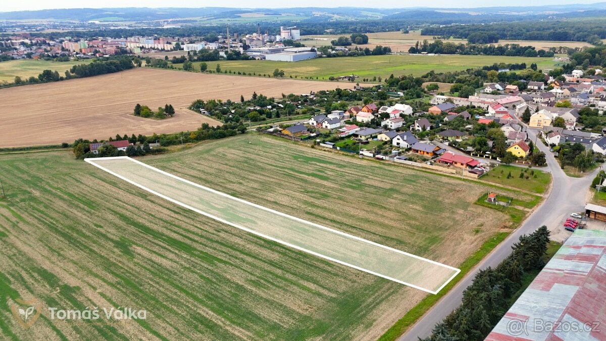 Pole s možným potenciálem výstavby – kú Červenka – 3 829 m2