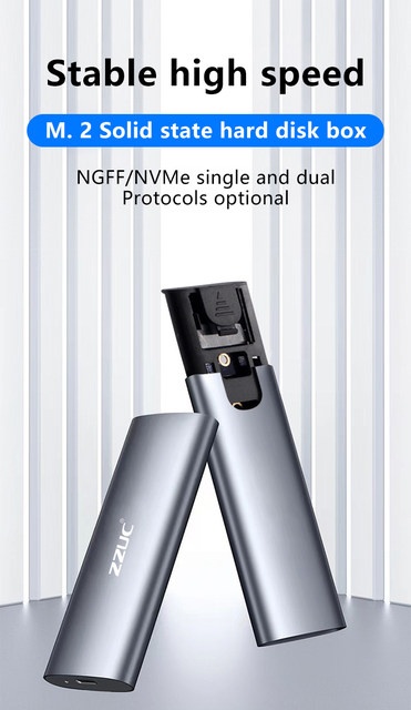 Externí box SSD NVMe M2 10 Gbps USB Typ C 3.1