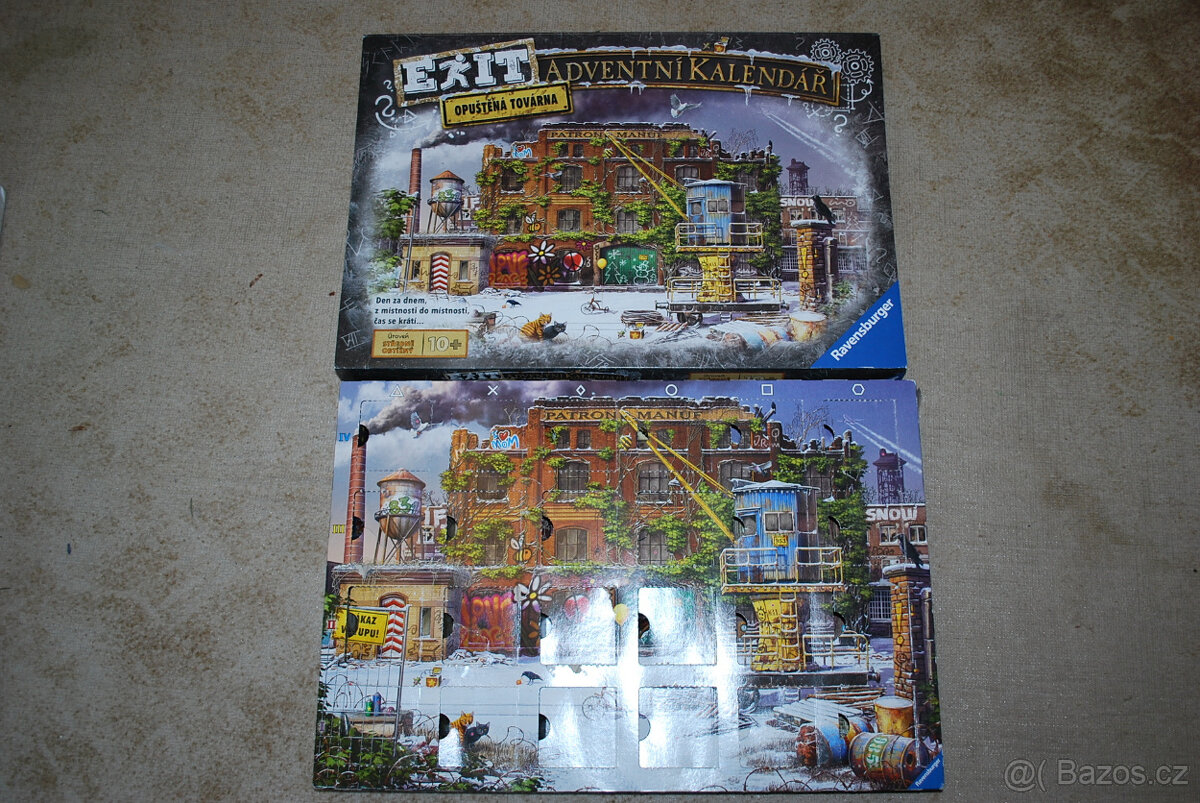 Exit Adventní kalendář Opuštěná továrna