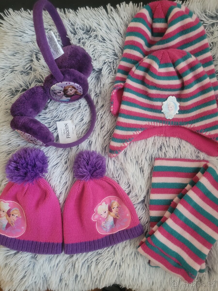 Zimní dívčí set Frozen pro dvojčata