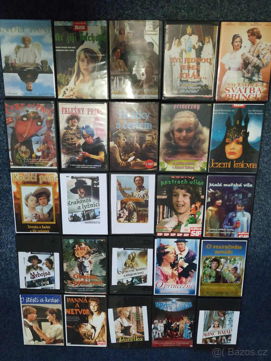 Originály DVD české pohádky 1