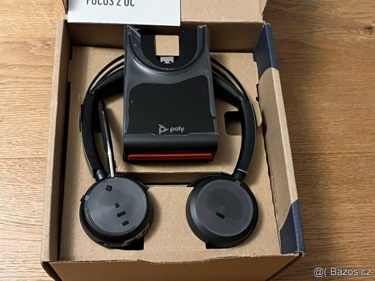 Bezdrátová sluchátka (headset) HP Poly Voyager Focus 2, nová