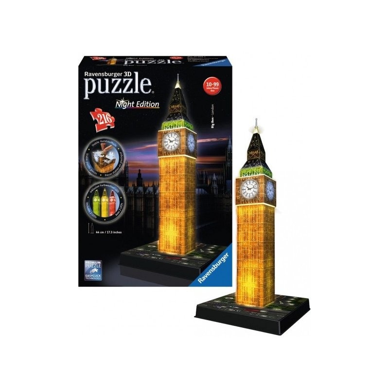 3d puzzle big ben night edition