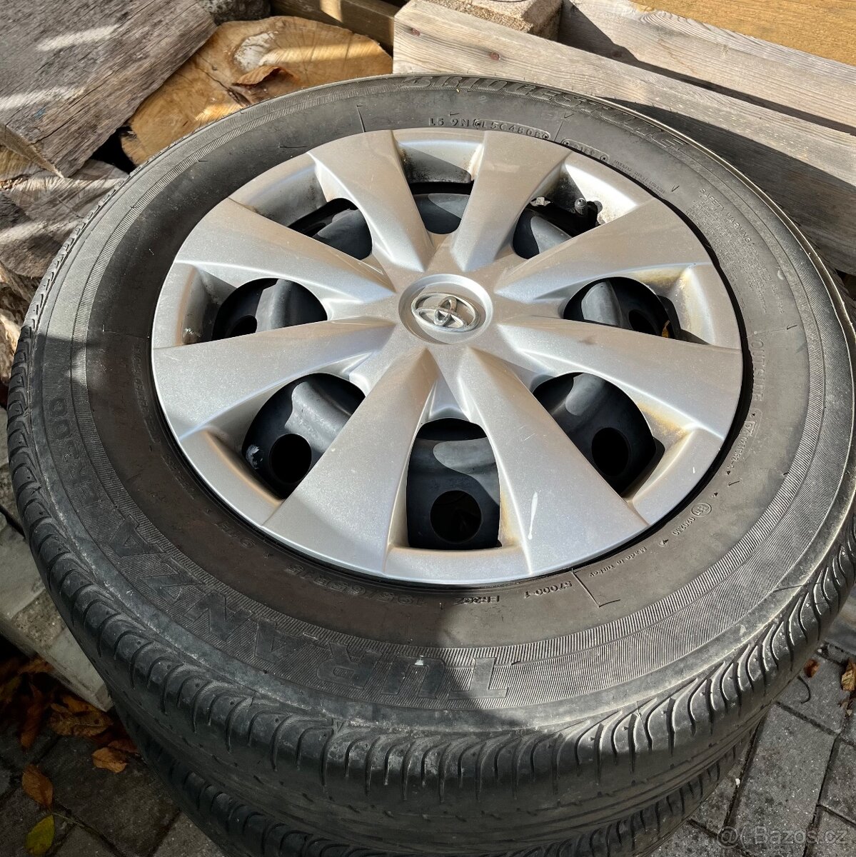 Ocelové disky + letní pneu, Toyota