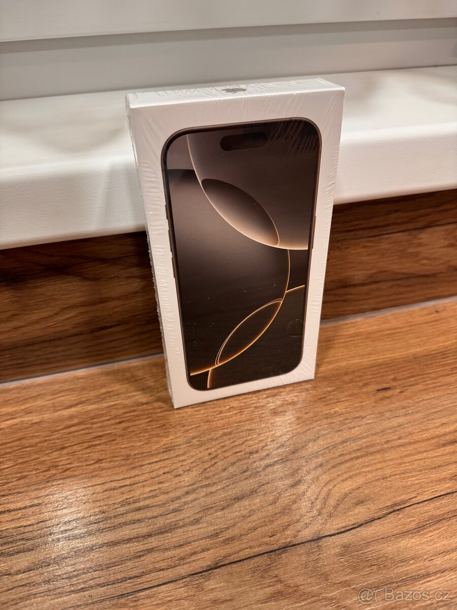Apple iPhone 16 PRO, 128GB, přírodni titan, nový