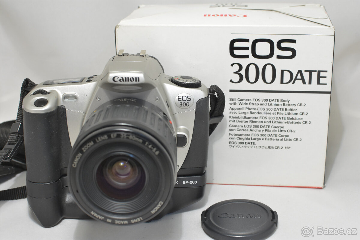 CANON EOS 300 DATE + CANON 35-80 AF + BAT.PACK.
