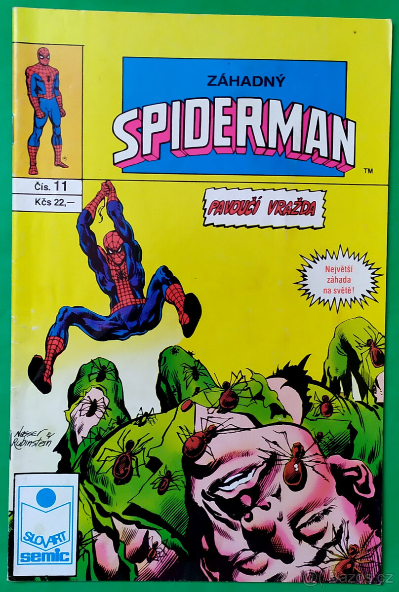 Komiks SPIDERMAN č. 11/1991 Semic velmi PĚKNÝ STAV