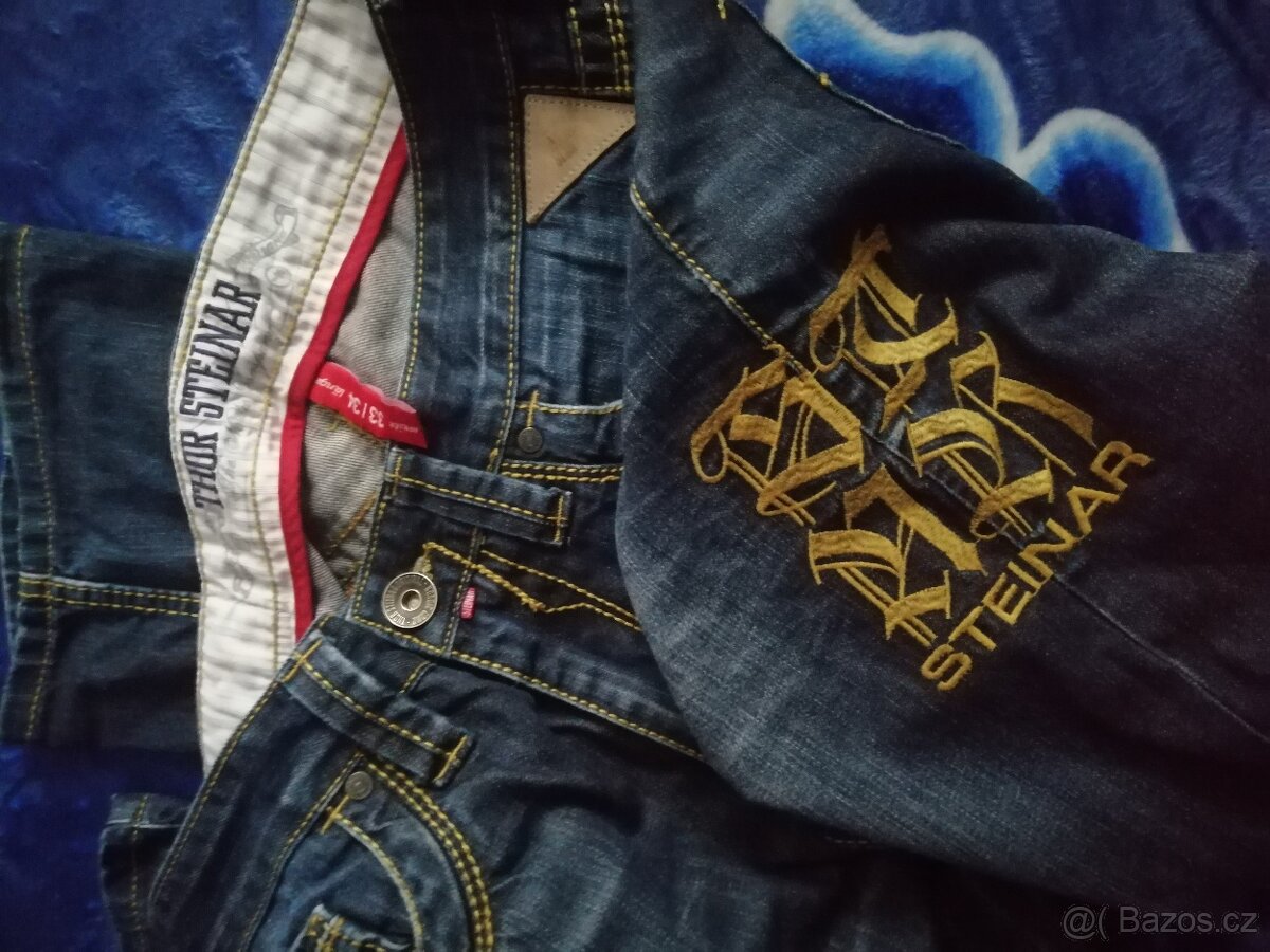 Thor steinar jeans vel 33/34 pás 46 až 47 cm