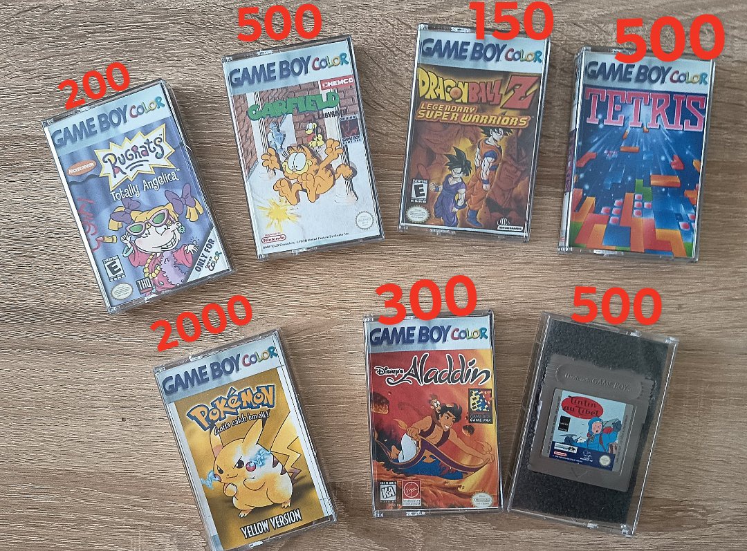 Prodám hry na Gameboy