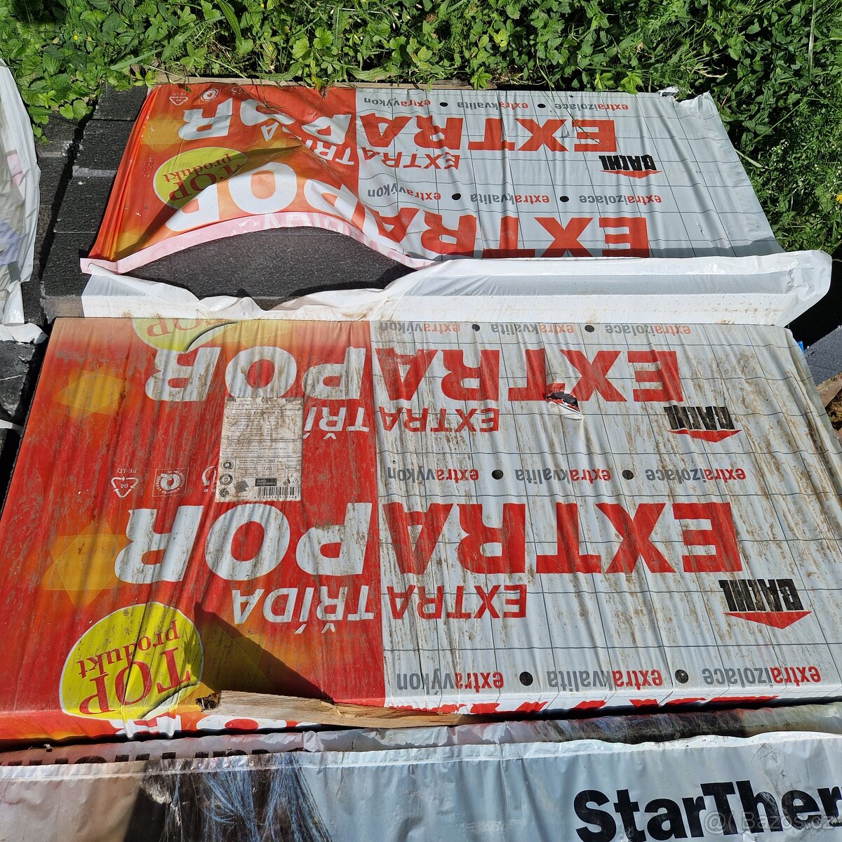 Prodám fasádní polystyren šedý 120