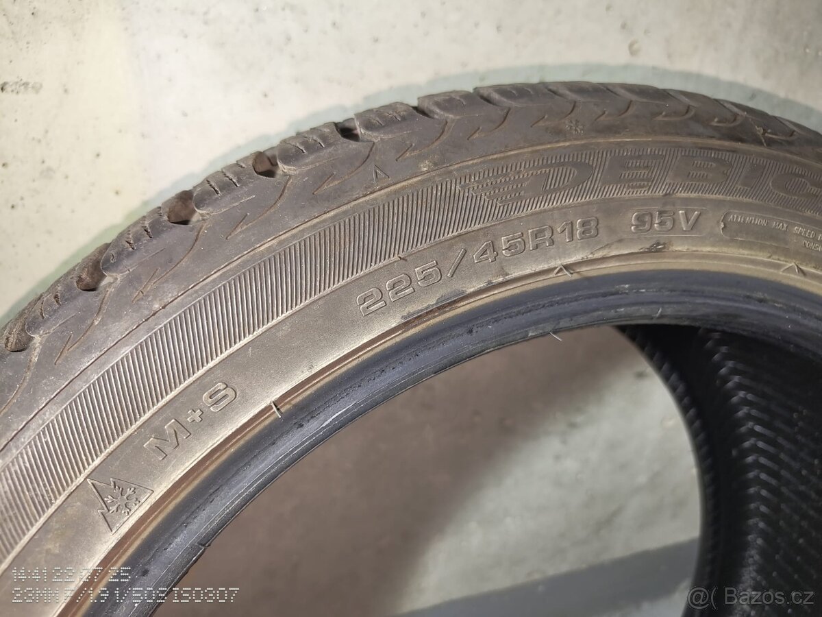 4x zimní gumy DEBICA 225/45 R18 95V