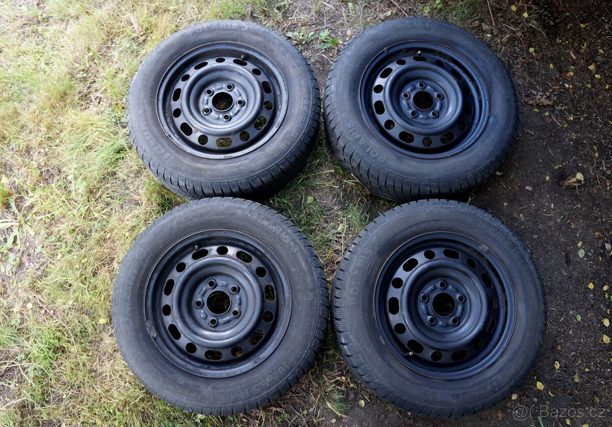 4 Plechové disky ráfky 5x114,3 R15 x 6J, středový otvor 67.
