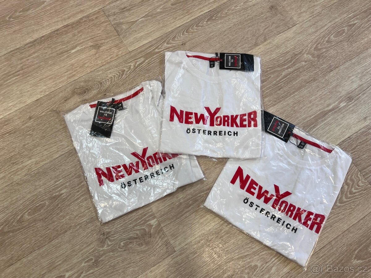 nová bílá trička New Yorker