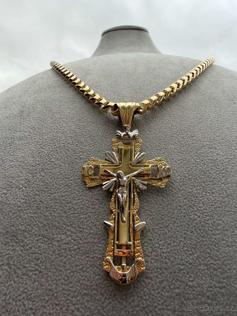 Zlaty řetež ANKR - Nový vzor - 67.6G 585 14K - KRÁSNÝ KOUSEK