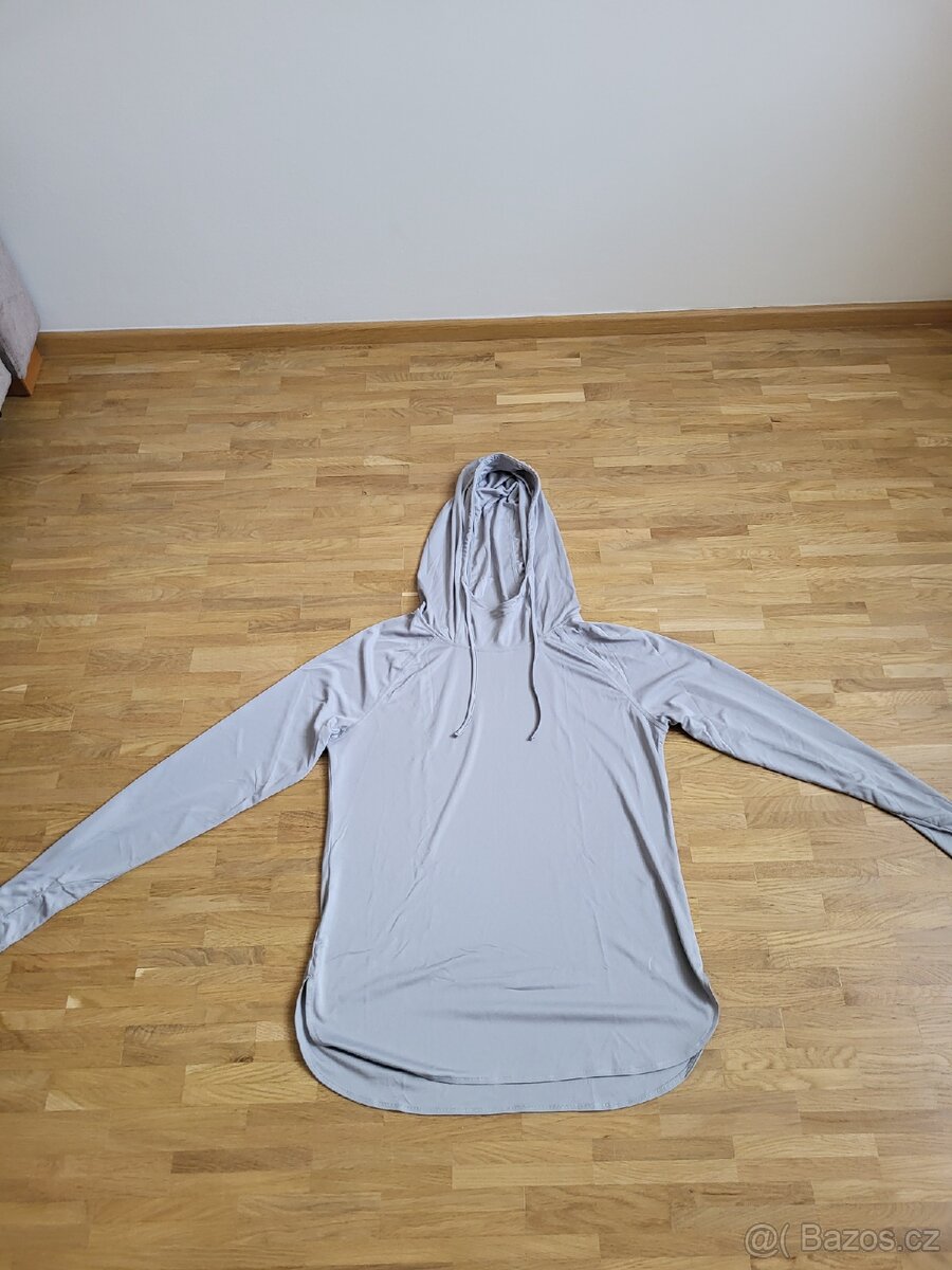 Mikina, sportovní bunda běh, kolo s kapucí